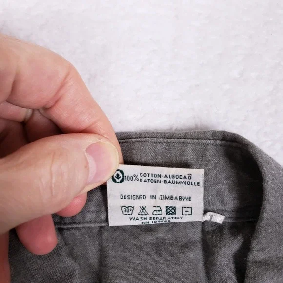 TAG Safari Quilted Shoulder Shooting Shirt XL Gray - Picture 7 of 10